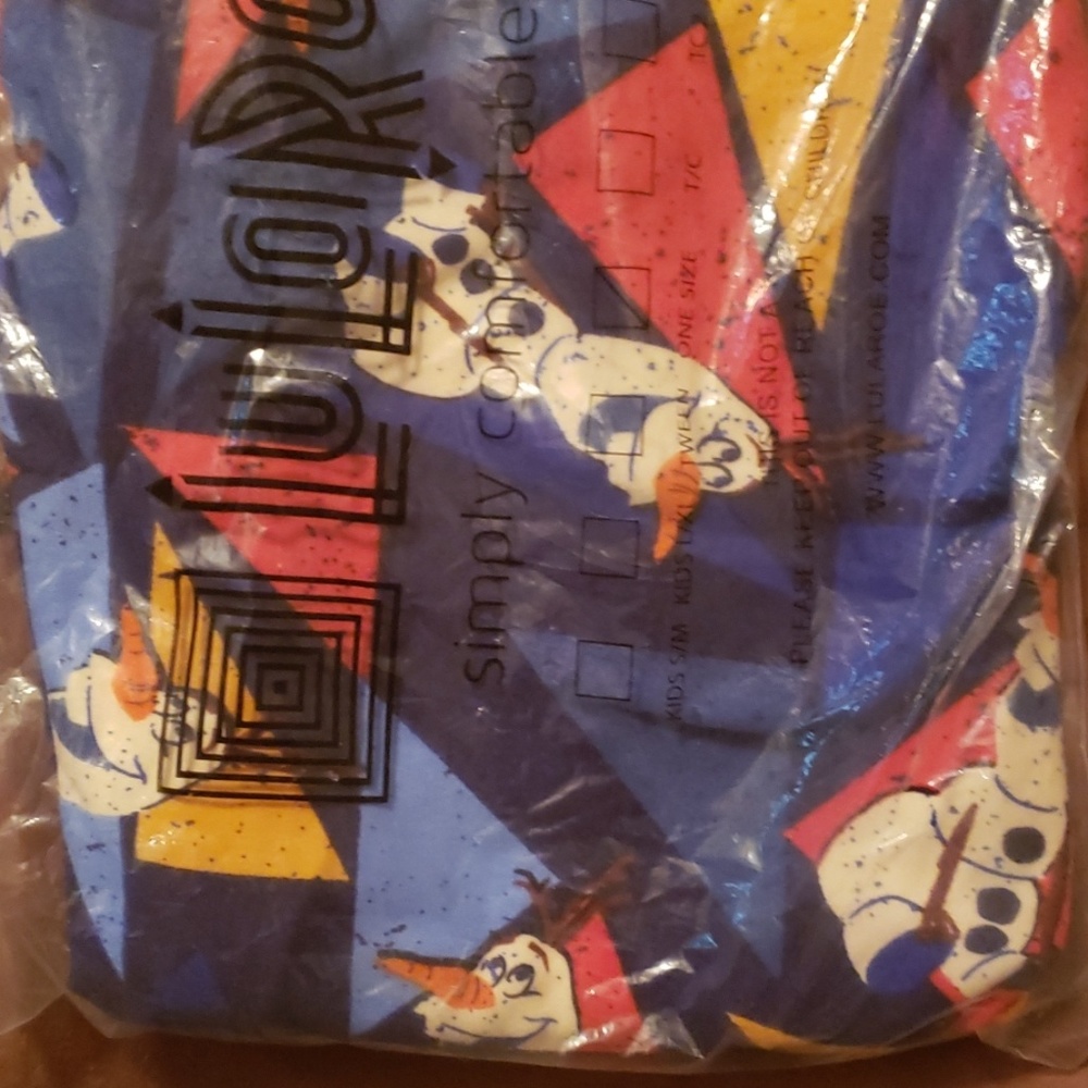 OS Disney Lularoe Olaf leggings